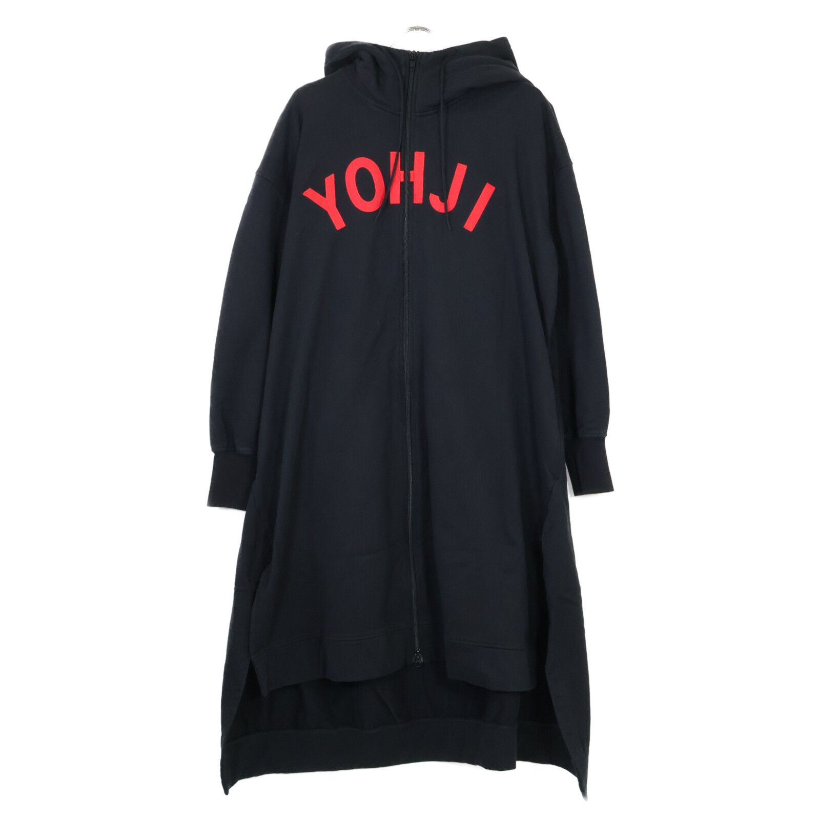 ワイスリー FJ0317 ﾌﾞﾗｯｸ ﾛｺﾞ ﾛﾝｸﾞｼﾞｯﾌﾟﾊﾟｰｶｰ L
