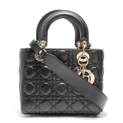 ディオール Dior レディディオール 2way ラムスキン ショルダーバッグ【中古】