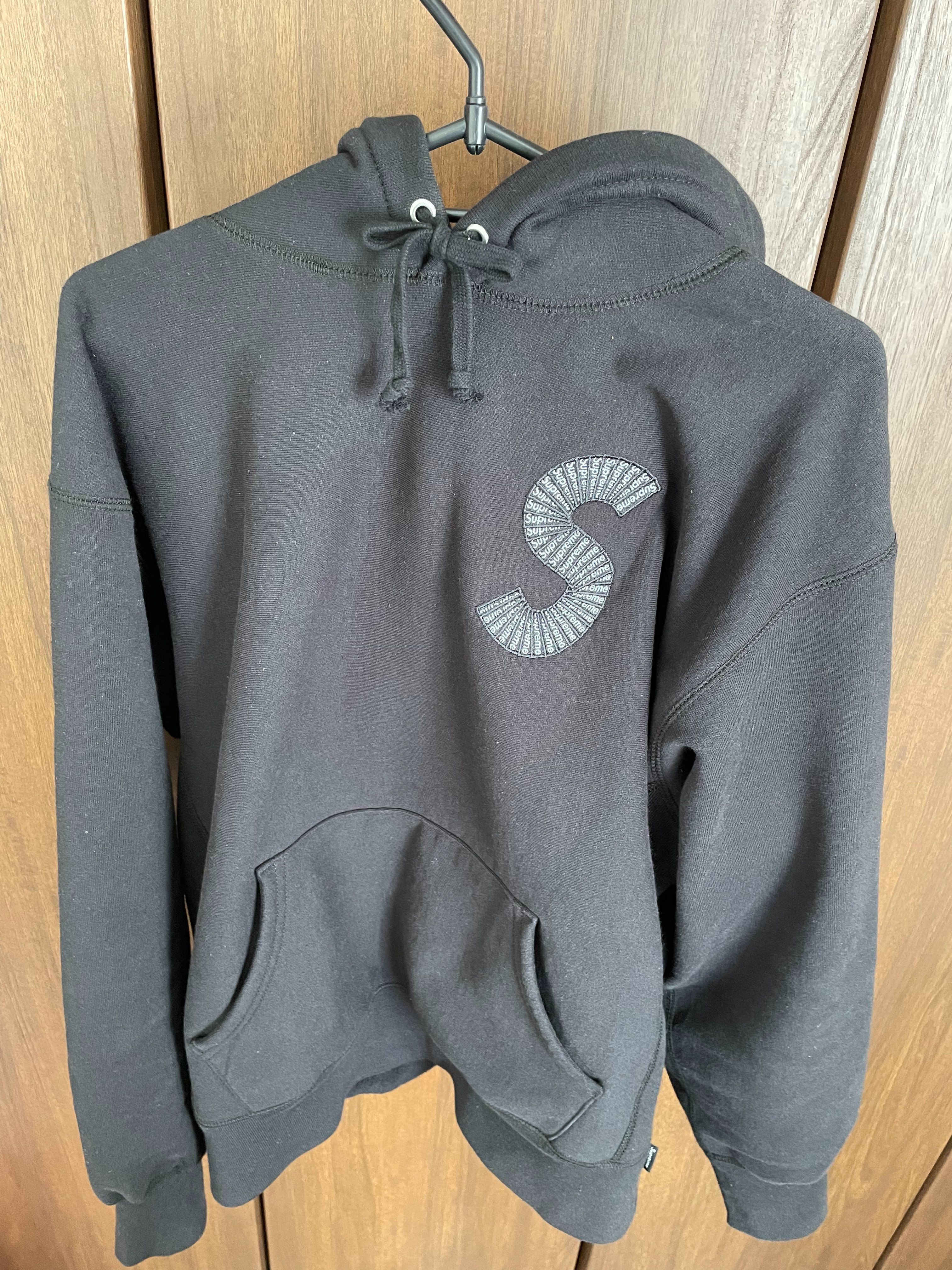 Supreme S Logo Hooded Sweatshirt "Black" (20FW)