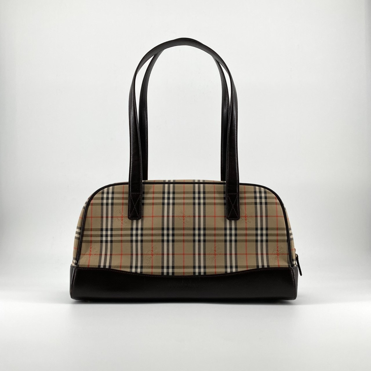 BURBERRY(バーバリー) ノバチェック ヘイマーケット ショルダーバッグ ベージュ