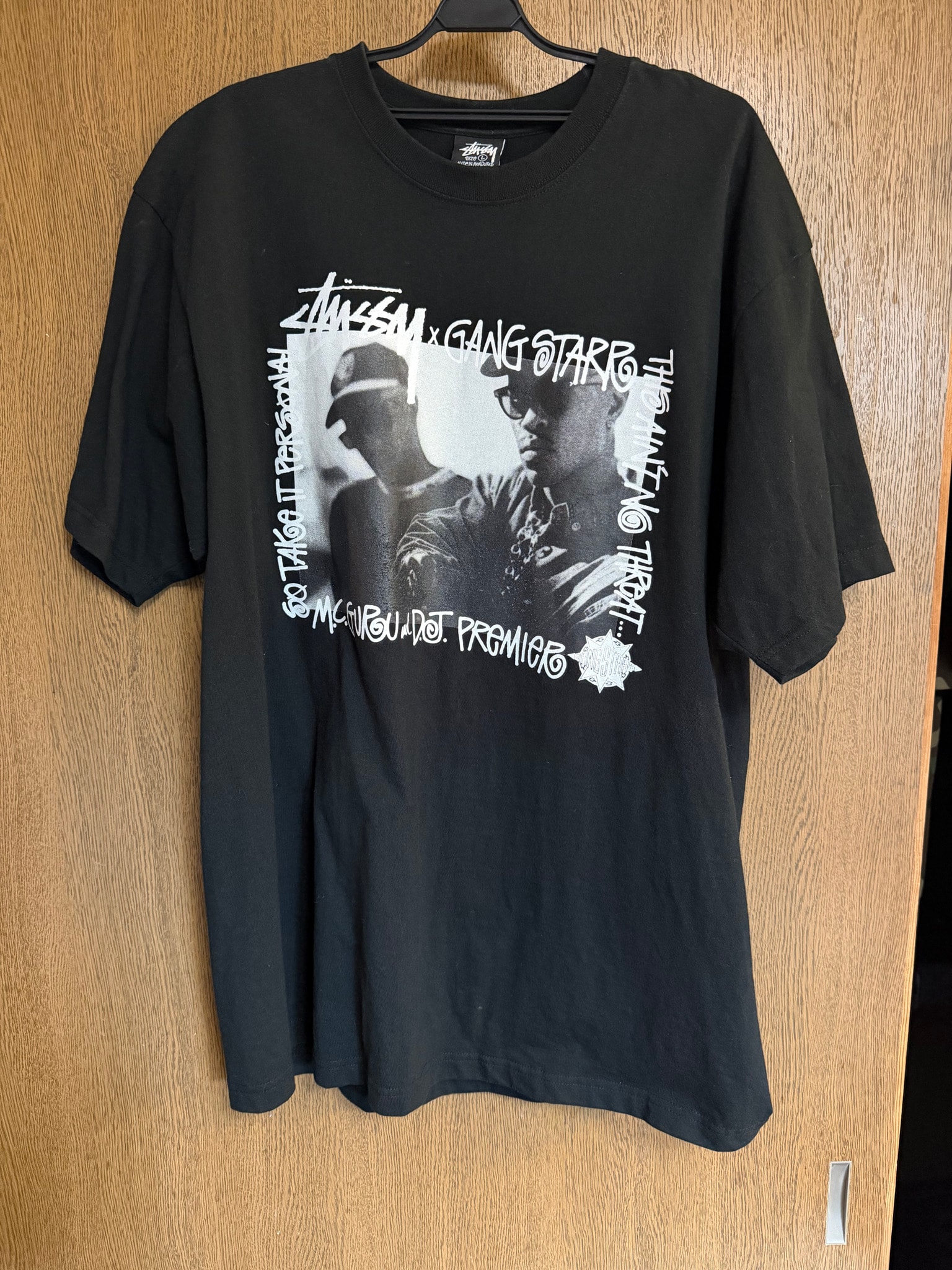 Stussy x Gang Starr Take It Personal Tee "Black"