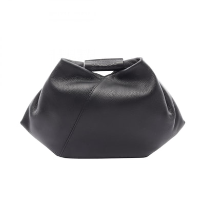 エムエムシックス MM6 JAPANESE DRAPED MINI ハンドバッグ バッグ レザー レディース ブラック系 SB5WD0029P7255T8013 【新品】