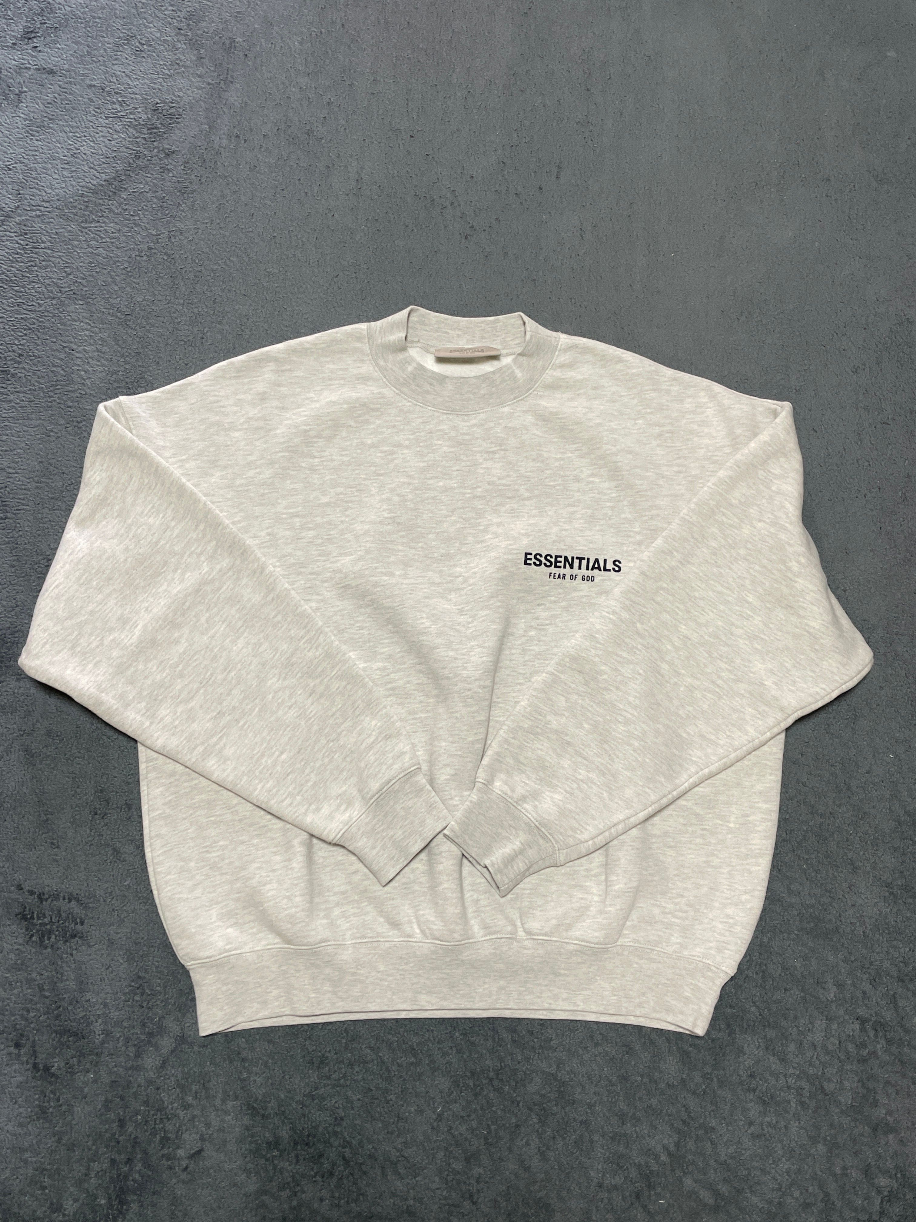 FEAR OF GOD ESSENTIALS Crewneck "Light Oatmeal"