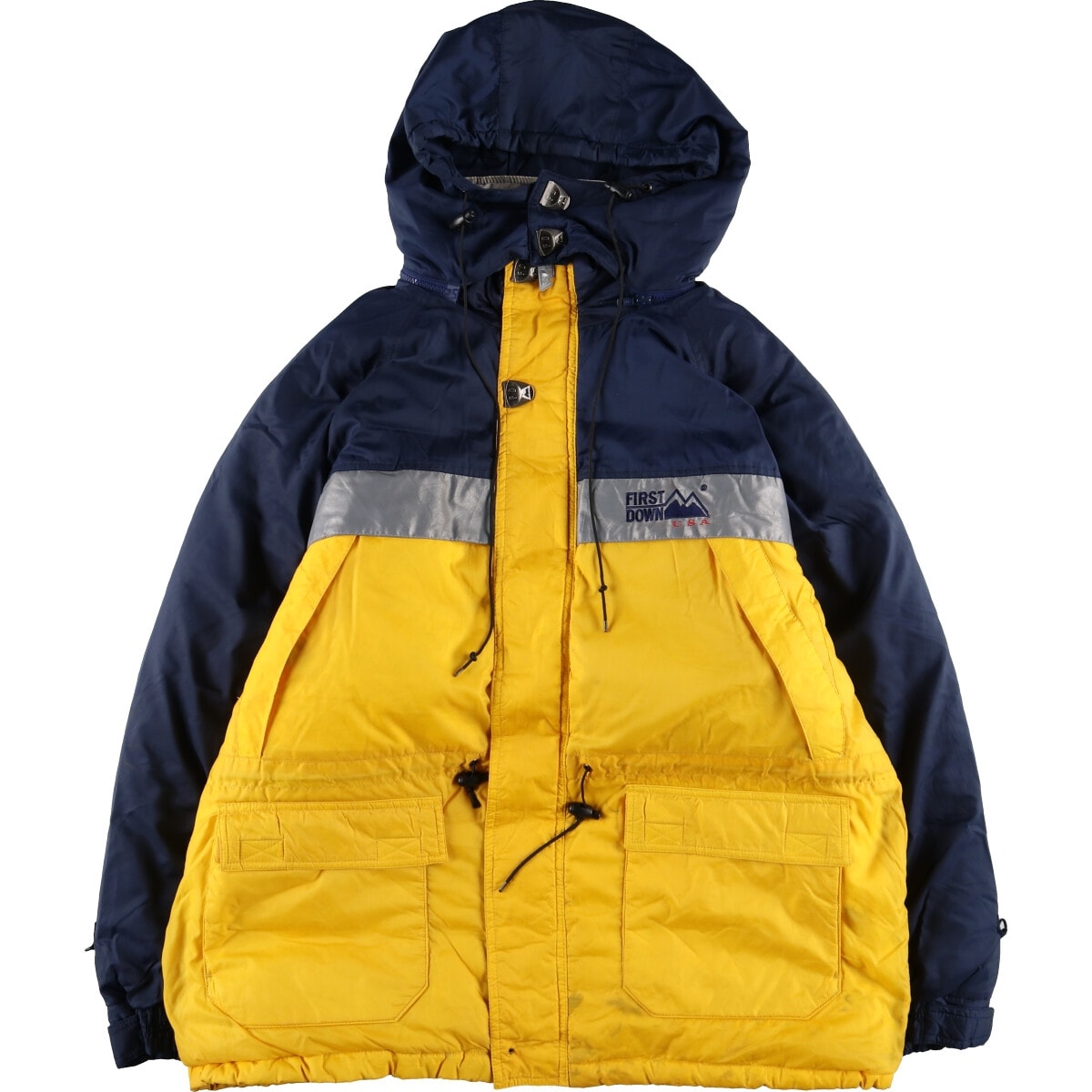 古着 90年代 ファーストダウン FIRST DOWN ダウンパーカー メンズXL相当 ヴィンテージ/eaa466558