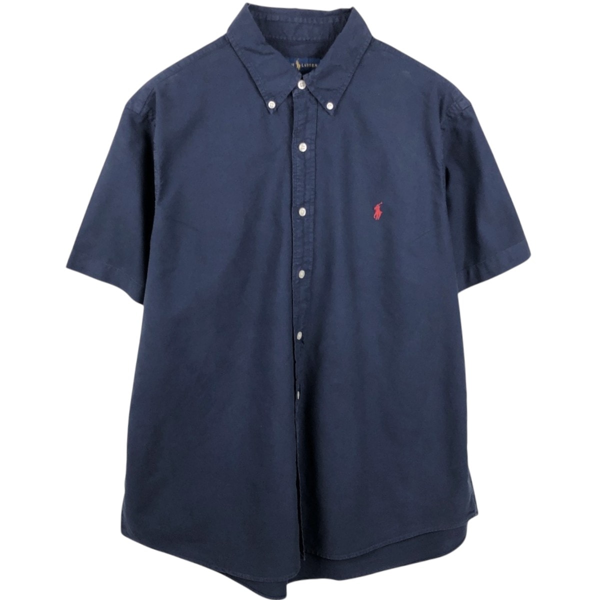 古着 ラルフローレン Ralph Lauren 半袖 ボタンダウンシャツ メンズXL相当/eaa668669