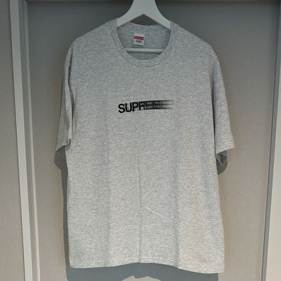 Supreme Motion Logo Tee "Ash Grey" (20SS)