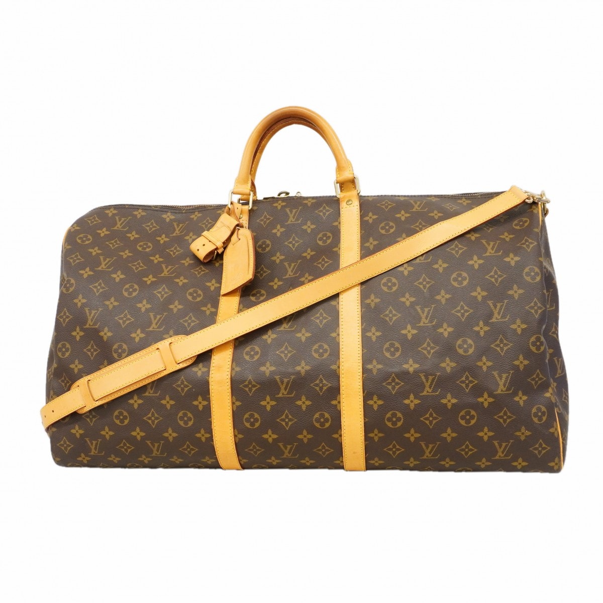 【6dd5342】ルイヴィトン ボストンバッグ モノグラム キーポルバンドリエール60 M41412 ブラウン【中古】メンズ レディース ユニセックス