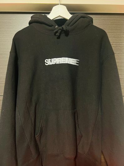 Supreme Motion Logo Hooded Sweatshirt "Black" (23SS)