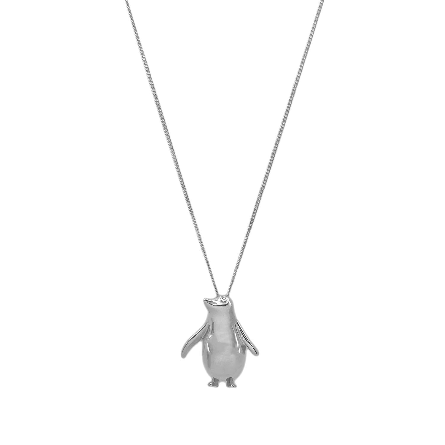 TIFFANY&Co. ティファニー ペンギン ネックレス
 ペンダント ぺんちゃん 動物 SV925 シルバー 新品仕上済 ユニセックス
 【中古】