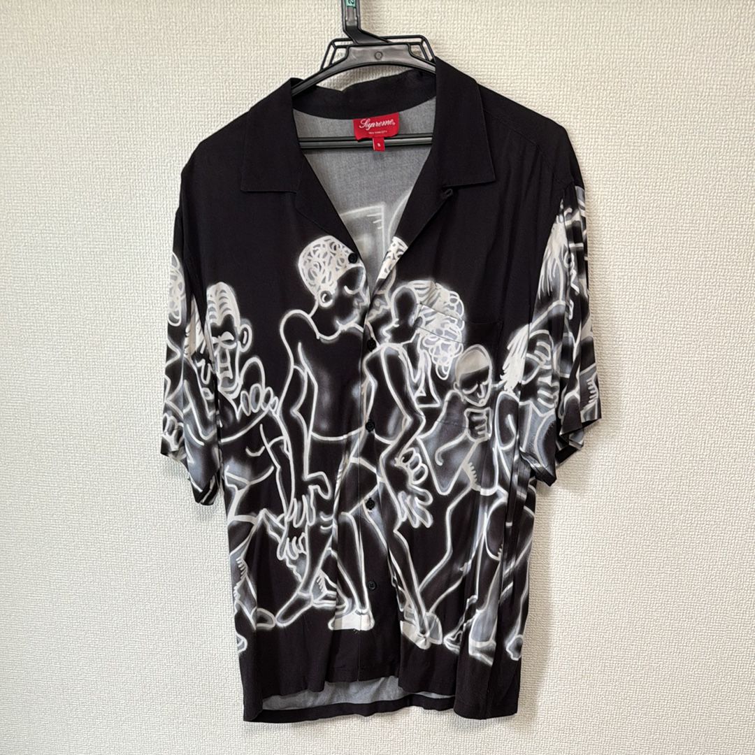 Supreme Dancing Rayon S/S Shirt "Black"