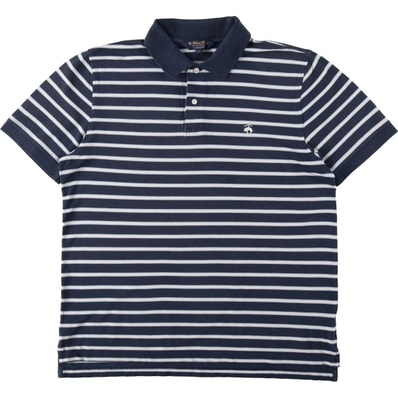 古着 ブルックスブラザーズ Brooks Brothers Original fit マルチボーダー 半袖 ボーダー ポロシャツ メンズL相当/eaa654587