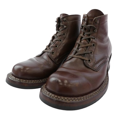 WHITE'S BOOTS ホワイツブーツ ブーツ セミドレス ホース レザー ホワイトレザー ライニング ブーツ ブラウン系 7.5D【中古】