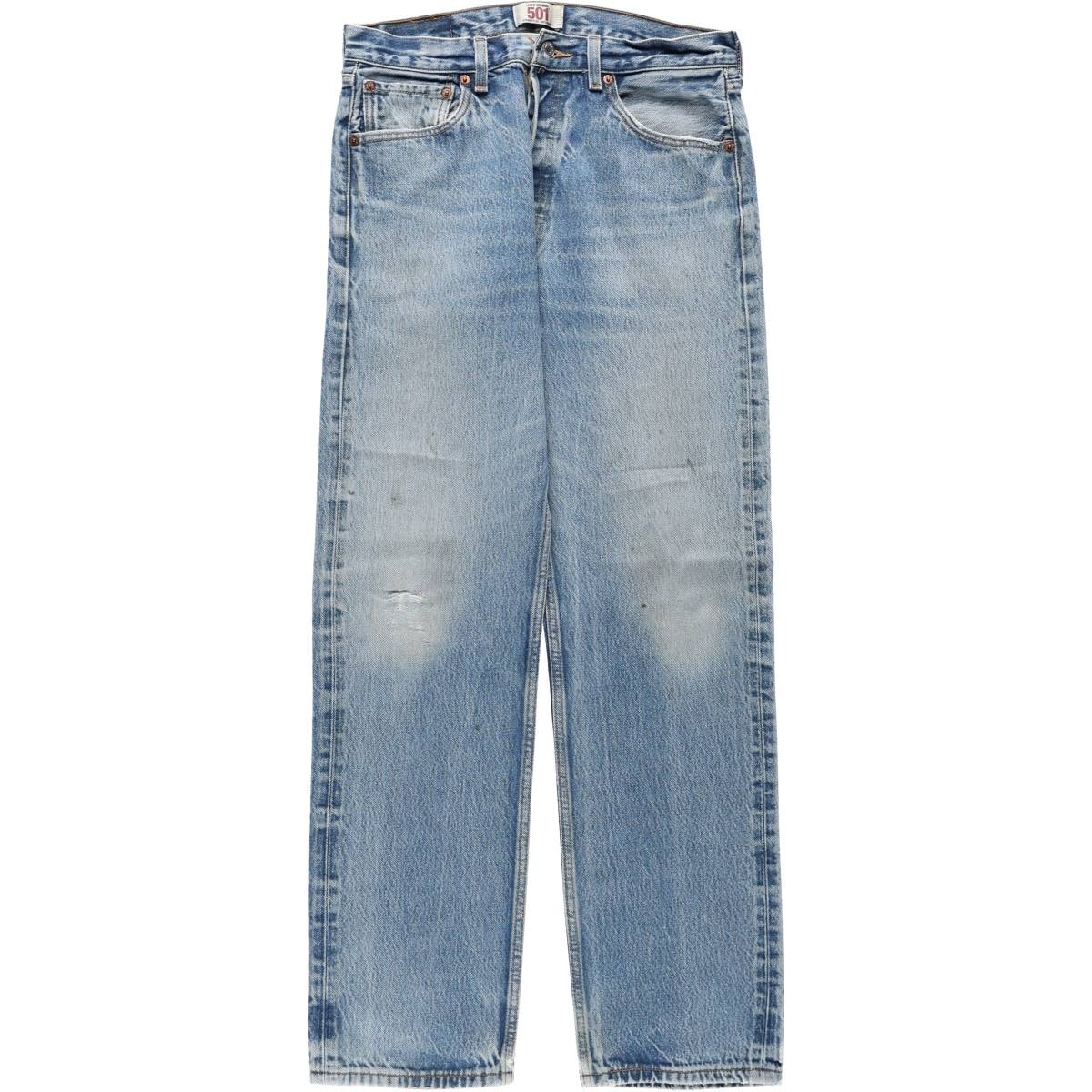 古着 リーバイス Levi's リーバイス501 STRAIGHT LEG BUTTON-FLY ストレートデニムパンツ メンズw33相当/eaa668208