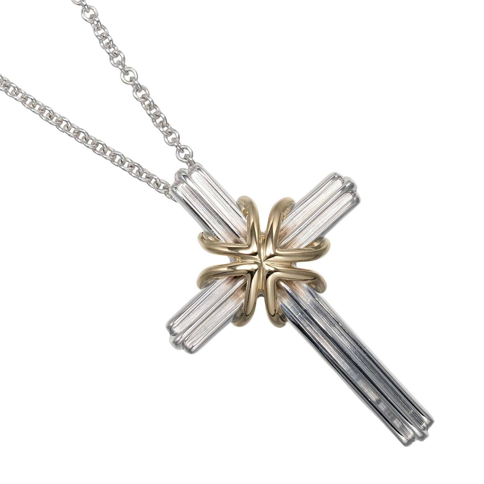 ティファニー シグネチャー クロス レディースネックレス