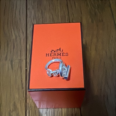 Hermes Croisette Ring Large Model "Silver"