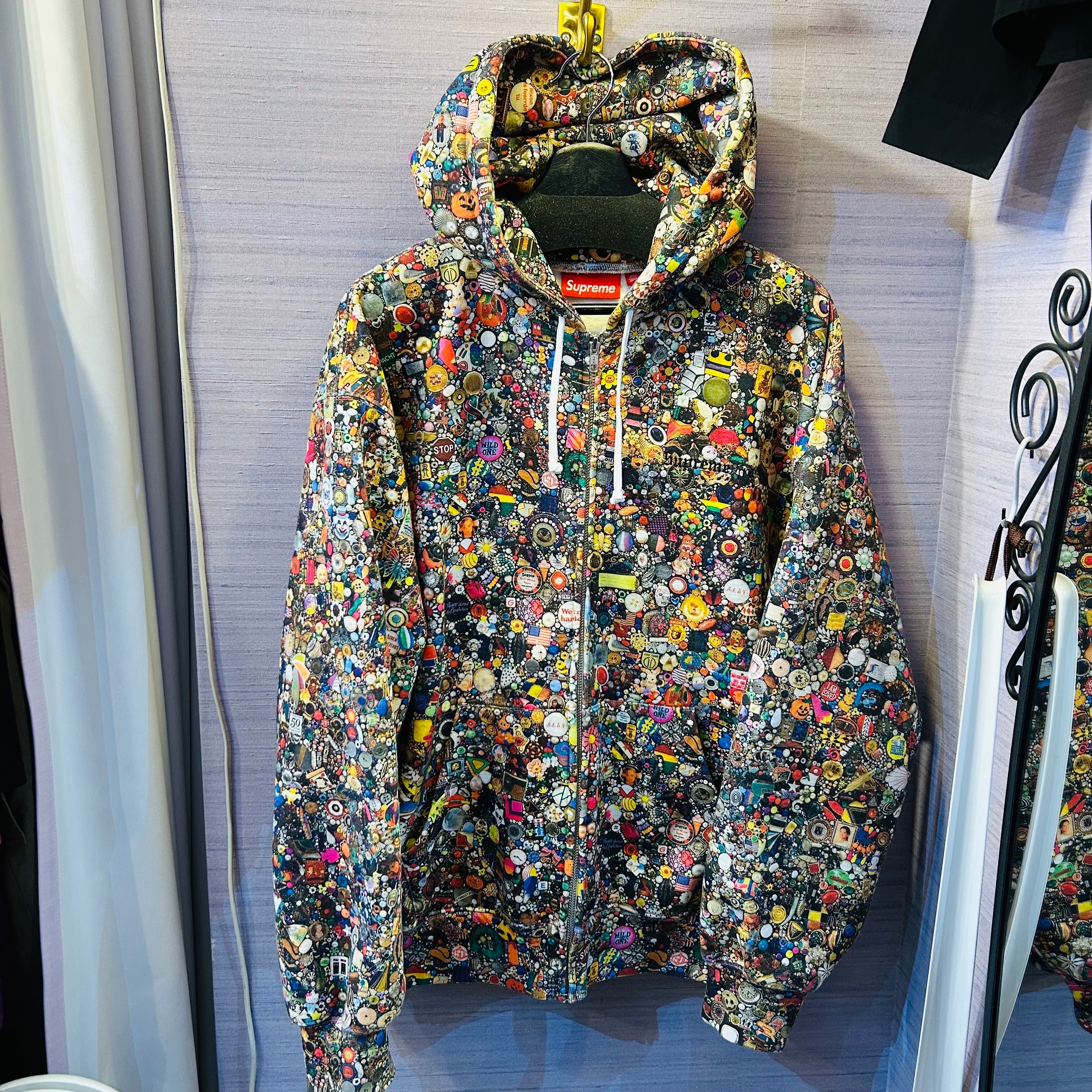 Supreme Gradient Stripe Zip Up Cardigan 