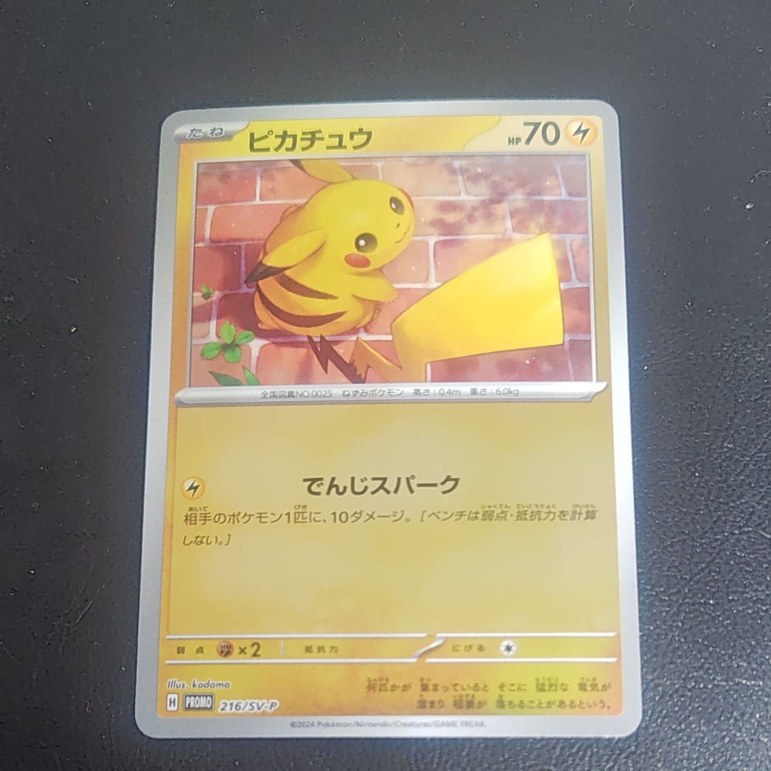 ピカチュウ P [SV-P 216](プロモカードパック「ポケカの夏がキタ!プロモカードGetキャンペーン!」)