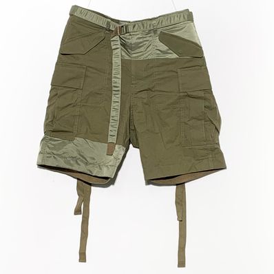 sacai 21SS Cotton Nylon Oxford Short