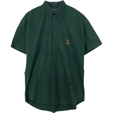 古着 ラルフローレン Ralph Lauren CHAPS チャップス 半袖 ボタンダウンシャツ メンズL相当/eaa658040