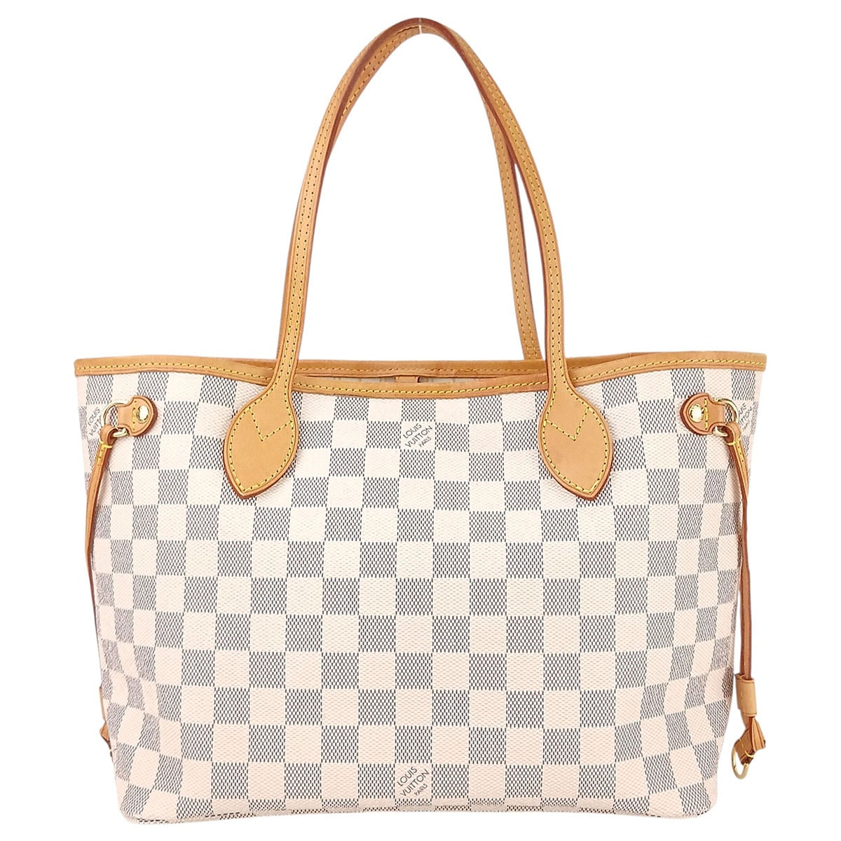 LOUIS VUITTON ルイ・ヴィトン ネヴァーフルPM ハンドバッグ 肩掛け ダミエ アズール トートバッグ N41362 ダミエアズールキャンバス ホワイト レディース【中古】