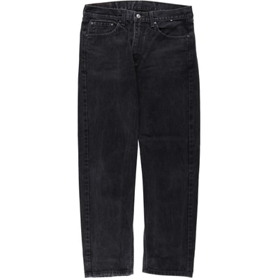 古着 リーバイス Levi's 505 ブラックデニム テーパードデニムパンツ メンズw34相当/eaa663652