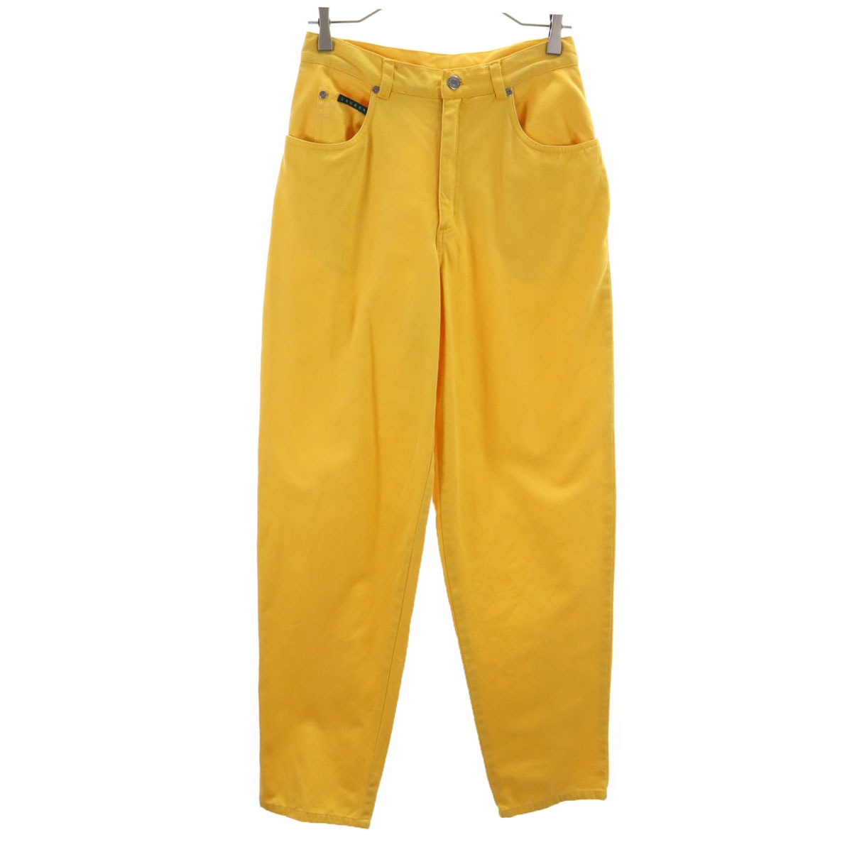 LAUREN RALPH LAUREN ローレンラルフローレン テーパードパンツ 6 イエロー