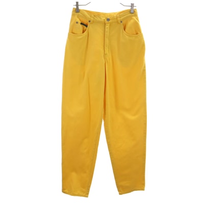 LAUREN RALPH LAUREN ローレンラルフローレン テーパードパンツ 6 イエロー