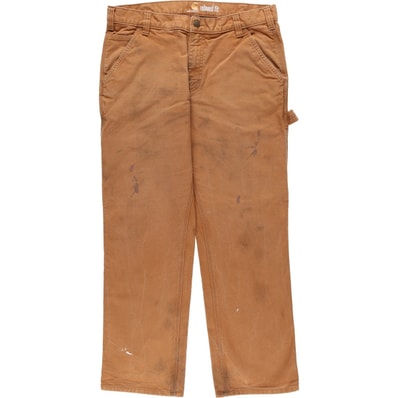 古着 カーハート Carhartt RELAXED FIT ダックペインターパンツ メンズw35相当/eaa639564