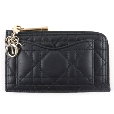 極美品 クリスチャンディオール カードケース Lady Dior Cosmos