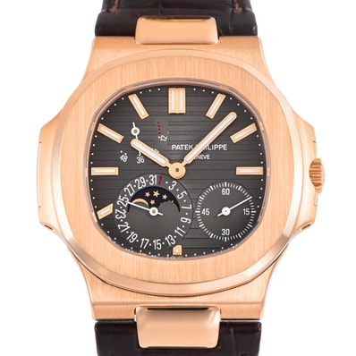 PATEK PHILIPPE パテックフィリップ ノーチラス プチコンプリケーション 5712R-001 K18PG【中古】