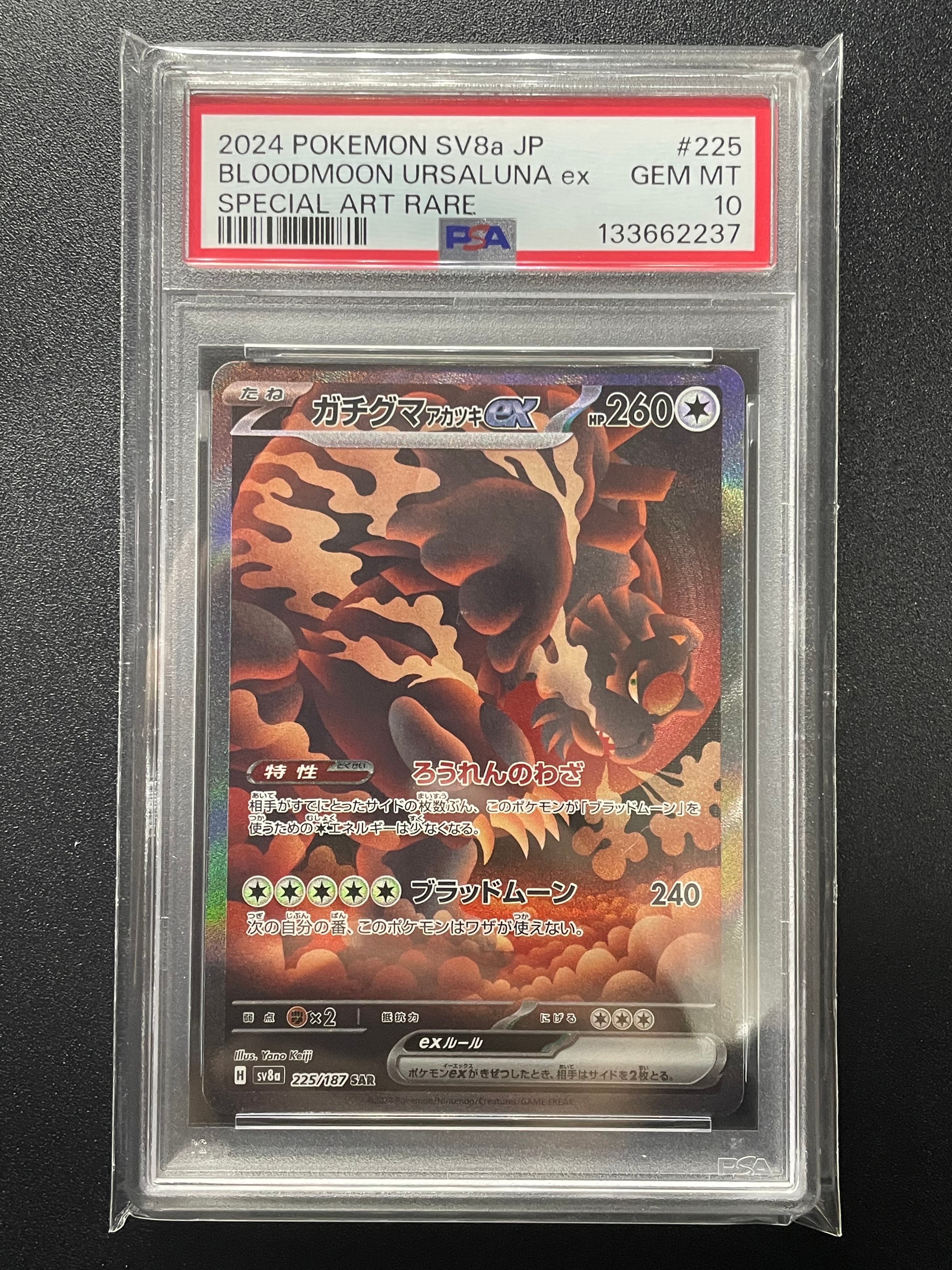 ガチグマ アカツキex SAR [SV8a 225/187](ハイクラスパック「テラスタルフェスex」)