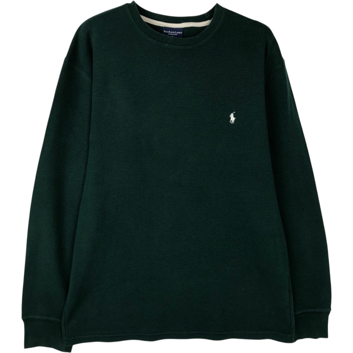 古着 ラルフローレン Ralph Lauren POLO RALPH LAUREN SLEEPWEAR サーマルロングTシャツ メンズM相当/eaa625323