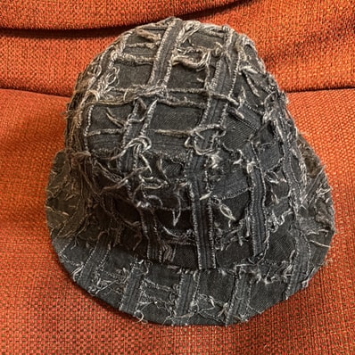 Supreme Frayed Patchwork Denim Crusher "Washed Black"