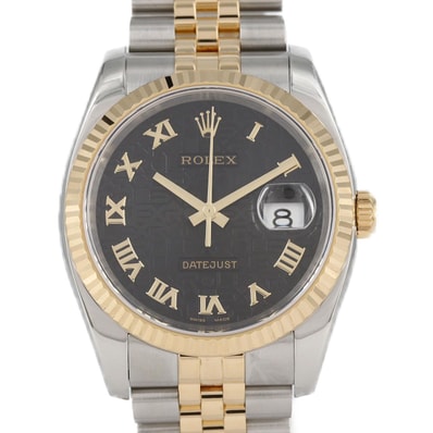 ロレックス デイトジャスト 116233 SSxYG 自動巻 F番