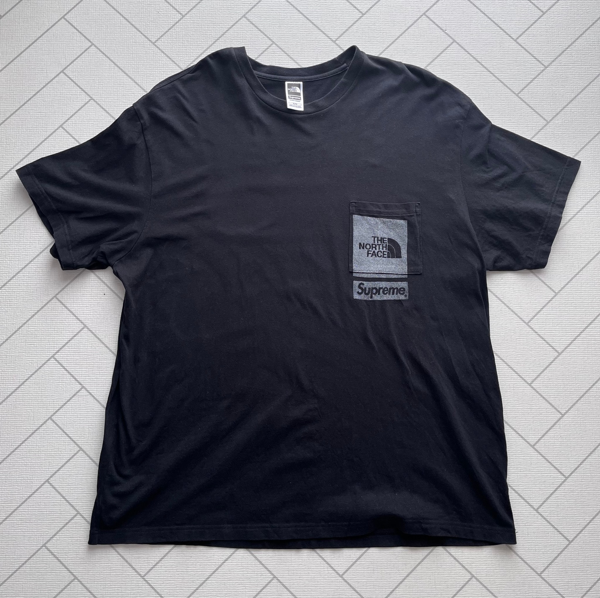 Supreme x The North Face Printed Pocket Tee "Black"