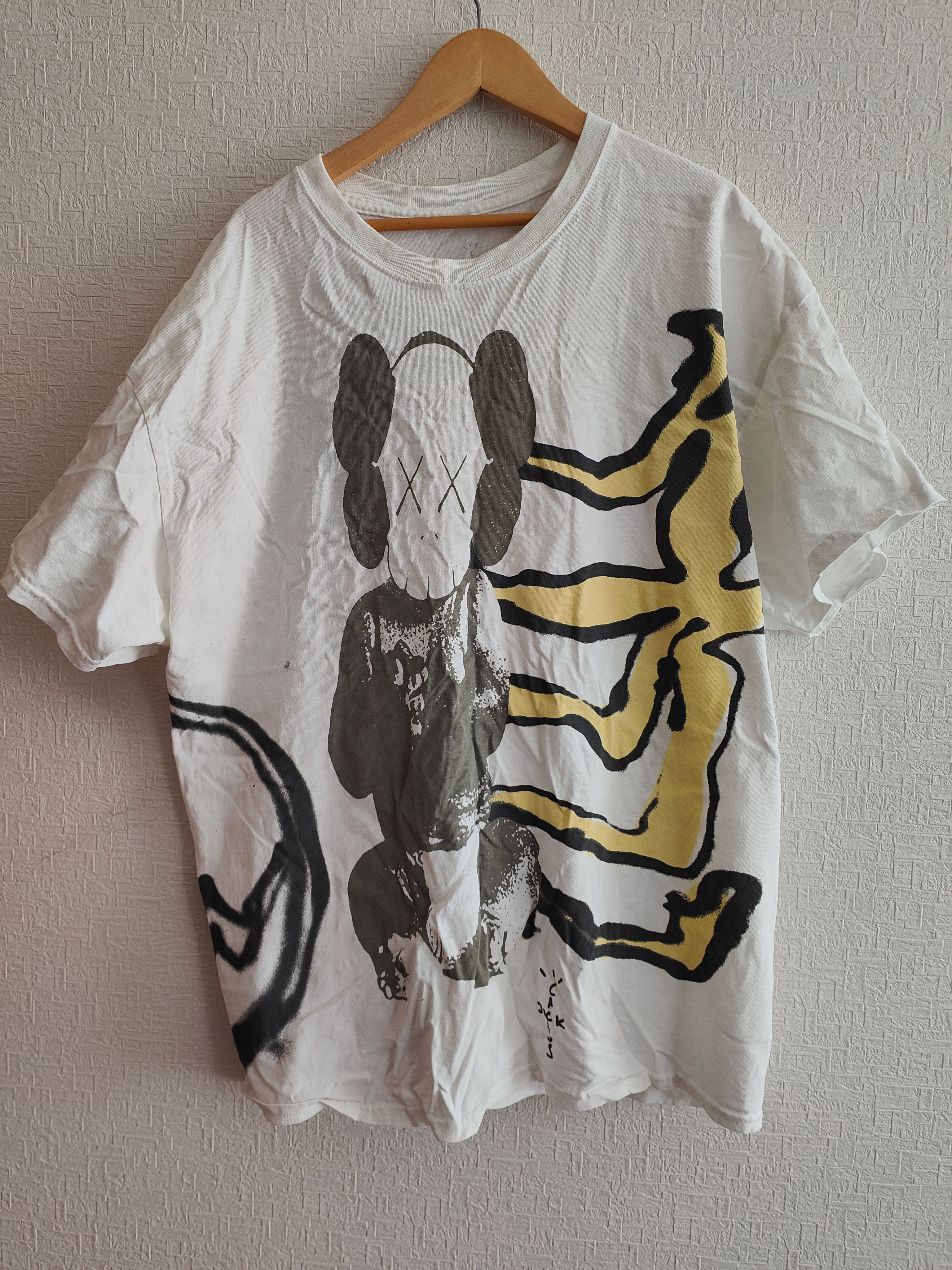 Travis Scott Cactus Jack x KAWS For Fragment Tee "White"