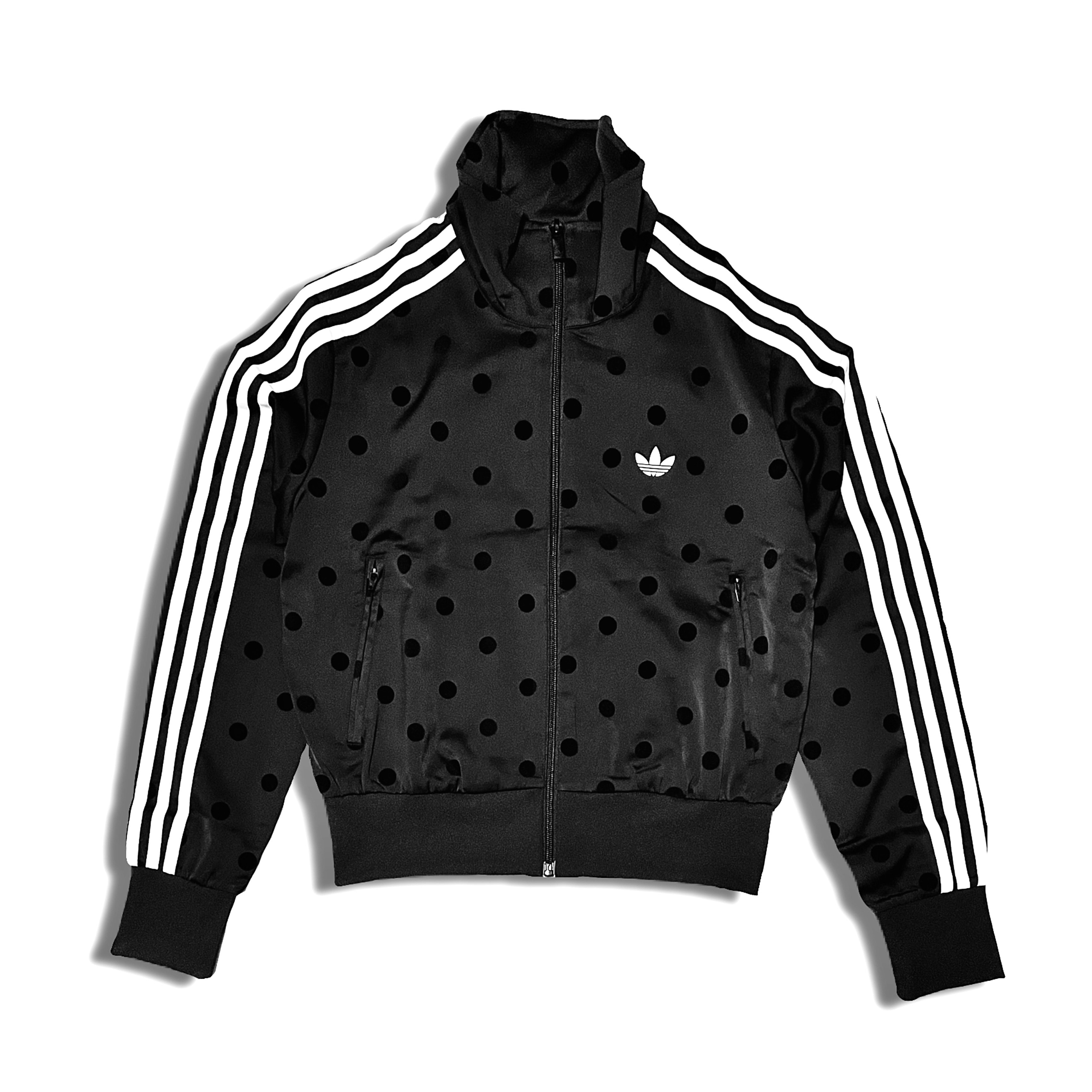 adidas Satin Polka Dot TT Track Top "Black"