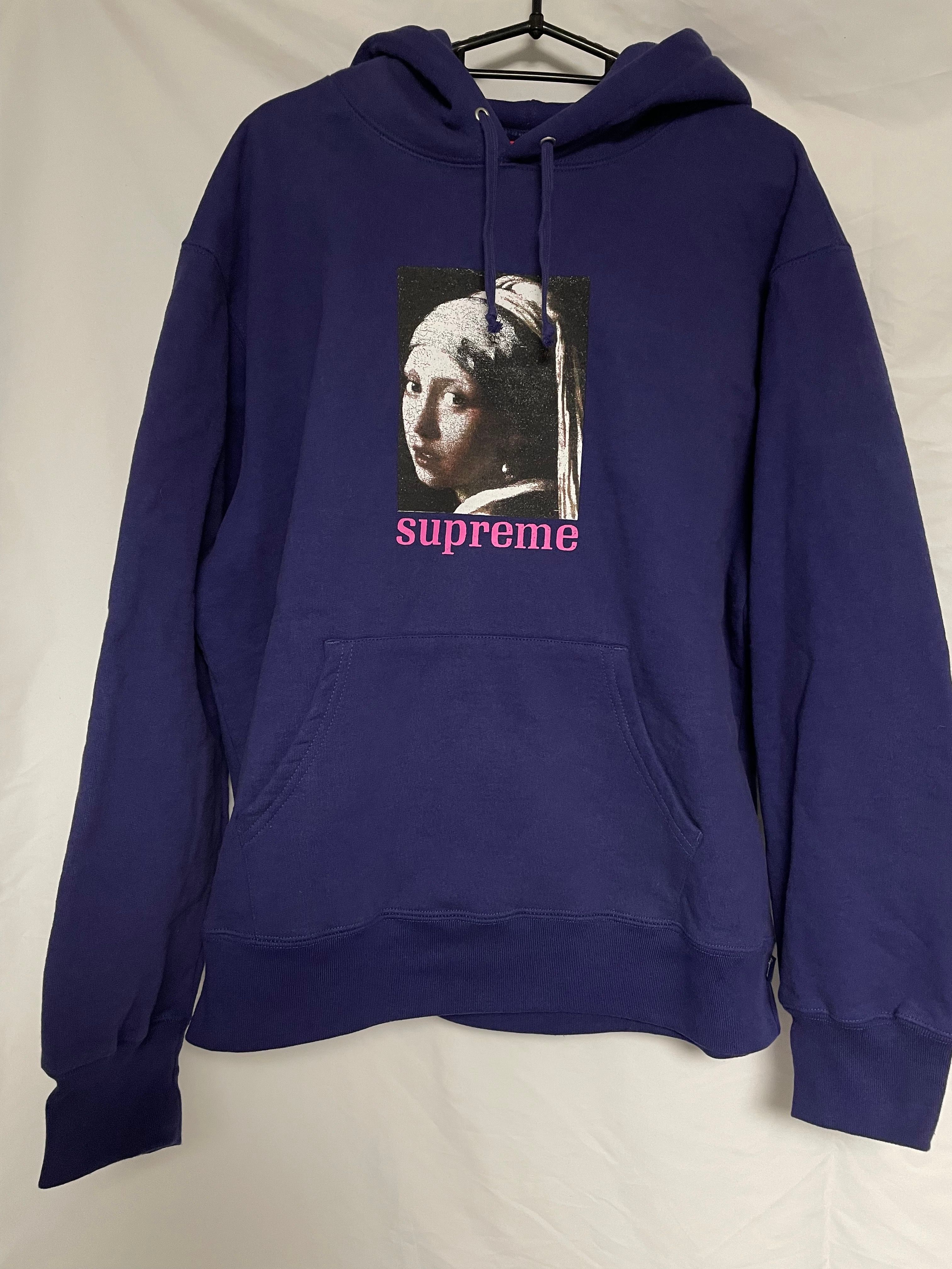 Supreme Pearl Hooded Sweatshirt "Navy"
