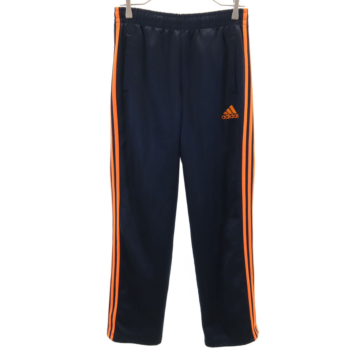 adidas アディダス ロングジャージパンツ S ネイビー系 3ライン