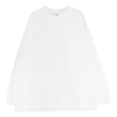 Ron Herman ロンハーマン Tシャツ 3120900164 RHC Wide Crew Neck Long Sleeve Tee ワイド クルーネック ロングスリーブ 長袖 Tシャツ ホワイト系 XL【中古】