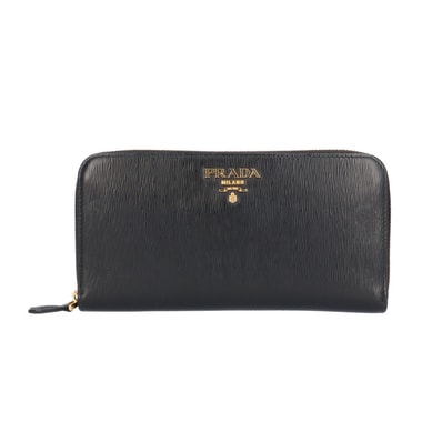 プラダ ヴィッテロムーブ 長財布 レザー レディース PRADA 中古