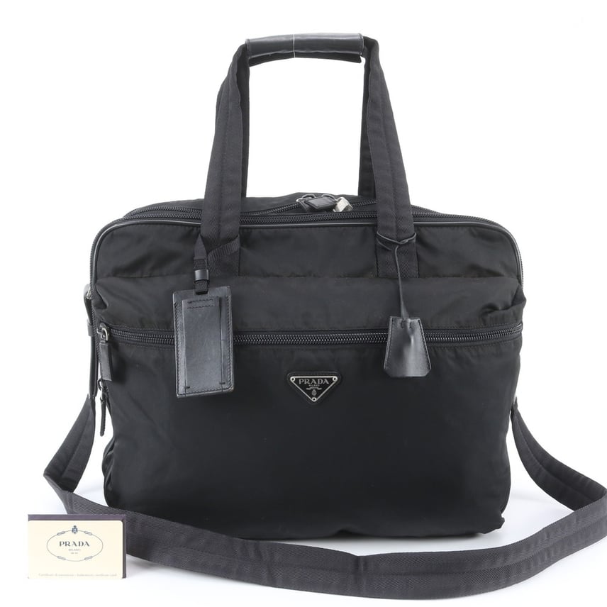B (目立った傷や汚れなし)】□美品 プラダ テスート ナイロン V141 B (目立った傷や汚れなし)】□美品 プラダ テスート ナイロン V141