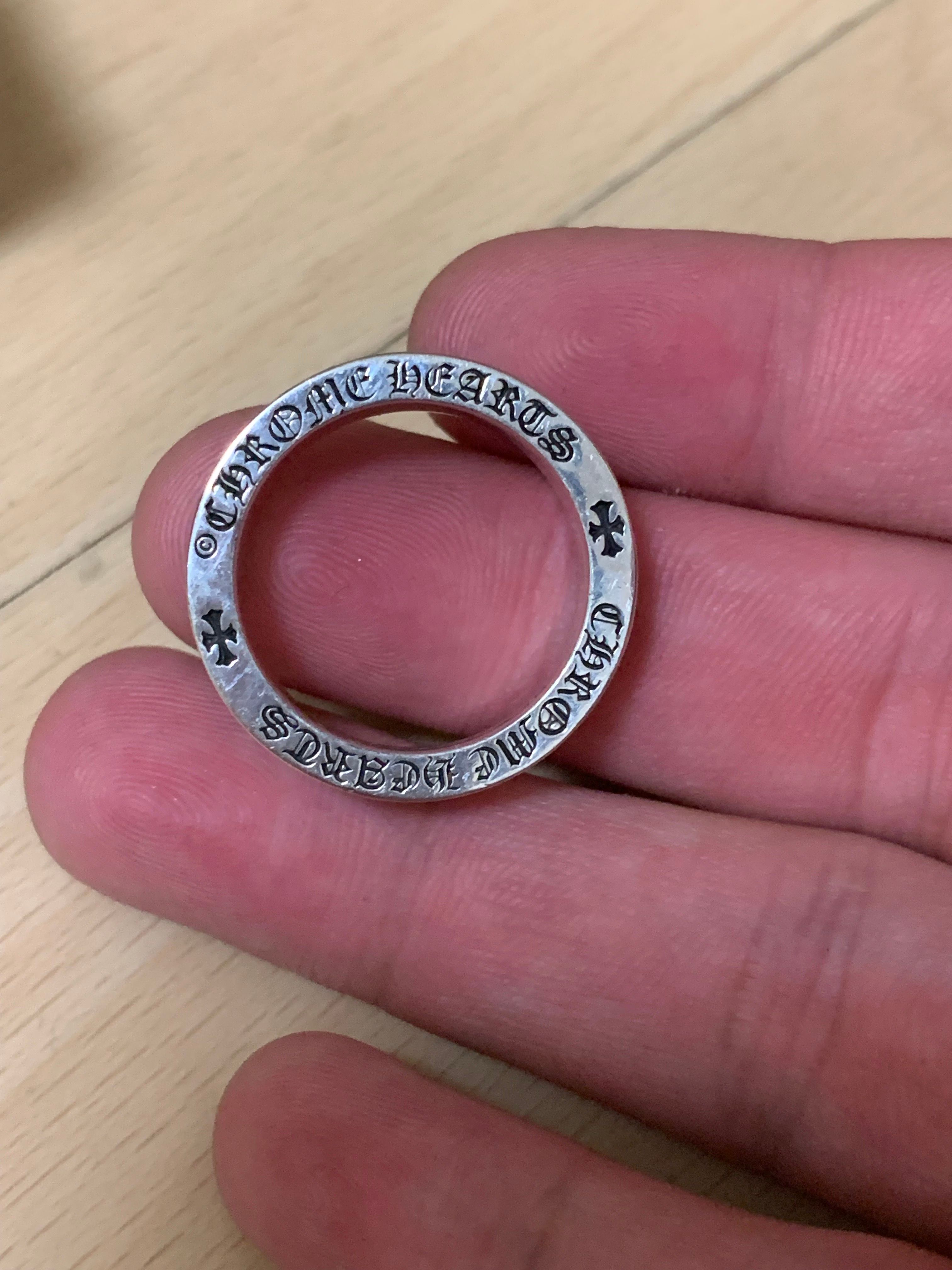 Chrome Hearts Spacer Ring 6mm Dagger Plus "Silver"