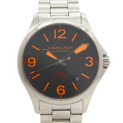 【6wdc0180】ハミルトン カーキ アビエーション H76235131/H762350 黒文字盤【中古】腕時計 メンズ