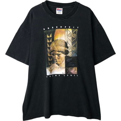 古着 90年代 ヘインズ Hanes HEAVYWEIGHT アートTシャツ メンズXL相当 ヴィンテージ/eaa649695