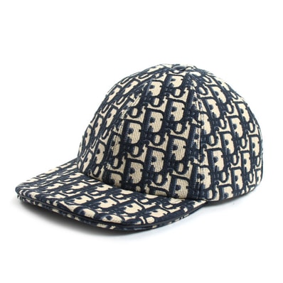 Dior ディオール ロゴ トロッター オブリーク ベースボーキャップ キャップ ネイビー 22DOB922X135
59 ユニセックス【中古】【美品】