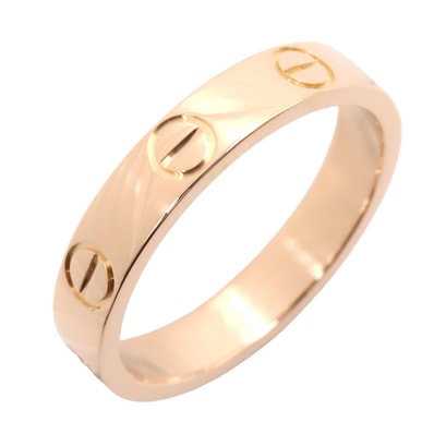 カルティエ CARTIER ミニラブリング リング・指輪 ジュエリー K18PG(ピンクゴールド) レディース ゴールド系 B4085200 【中古】