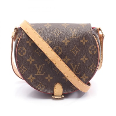 ルイ・ヴィトン LOUIS VUITTON タンブラン ショルダーバッグ バッグ PVCコーティングキャンバス レザー モノグラム レディース ブラウン系 M51179 【中古】