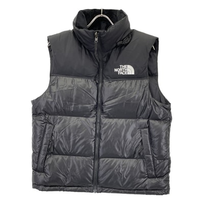 ノースフェイス ブラック NUPTSE HYBRID DOWN BALL VEST L
