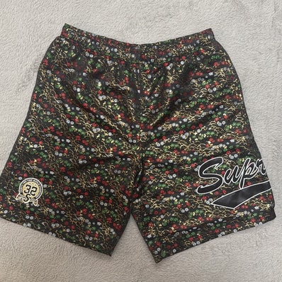 Supreme Floral Jacquard Short "Black"